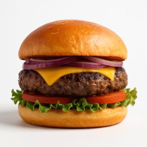Ostrich Burger.
